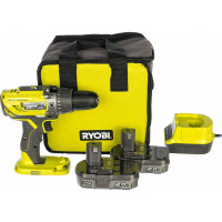 Ryobi ONE+ ударная дрель-шуруповерт R18PD3-220S 5133003342