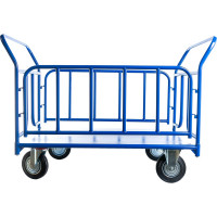 Тележка Стелла-техник платформенная, с бортами, 800х1200мм, КПО-500Т-200-К