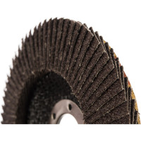 Круг лепестковый конический (115х22.2 мм; К80) для углошлифовальных машин Энкор 20512