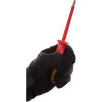 Отвёртка диэлектрическая Wera, VDE, PZ 2х100 мм, WE-006164