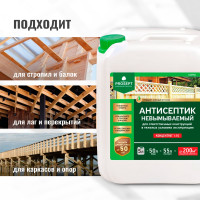 Невымываемый антисептик PROSEPT ULTRA, концентрат 1:10, 5 л 008-5