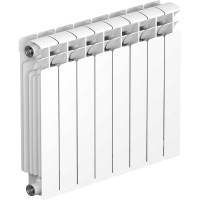 Биметаллический радиатор RIFAR BASE 500 08 секц. бок. R-BA-500-08