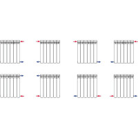 Алюминиевый радиатор Ogint Delta Plus 350 4 секций