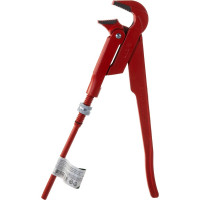 Трубный рычажный ключ 90 гр, FIT 70440