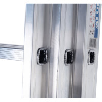 Лестница алюминиевая Алюмет 3х6 ступеней трехсекционная универсальная H3 5306