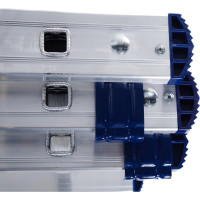 Лестница алюминиевая Алюмет 3х6 ступеней трехсекционная универсальная H3 5306