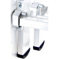 Лестница алюминиевая Алюмет 3х6 ступеней трехсекционная универсальная H3 5306