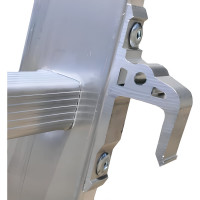 Лестница алюминиевая Алюмет 3х12 ступеней трехсекционная универсальная профессиональная P3 9312