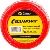 Корд триммерный Twisted Square (1.6 мм; 15 м; витой квадрат) CHAMPION C7001