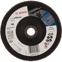 Круг лепестковый Best for Metal для УШМ (180 мм; К40) Bosch 2608606737