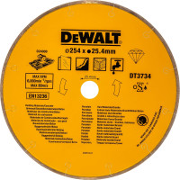 Диск алмазный по камню (254х25,4 мм) для плиткореза D24000 DEWALT DT 3734