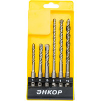 Набор буров 6 шт. (SDS+) Энкор 10996