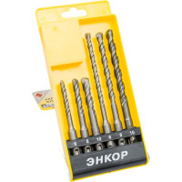 Набор буров 6 шт. (SDS+) Энкор 10996