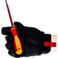 Диэлектрическая шлицевая отвертка 4х100мм Энкор 19691