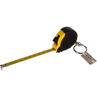 Рулетка-брелок с прорезиненным корпусом 2м FIT DIY 17825