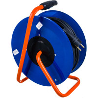 Силовой удлинитель на металлической катушке GLANZEN EB-50-010