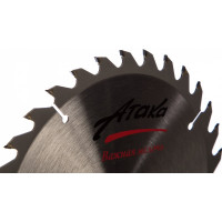 Диск пильный (190 мм; 32T; 30 мм) по дереву профи АТАКА 8079050