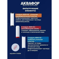 Комплект модулей сменных фильтрующих Аквафор В510-03-04-07
