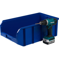 Пластиковый ящик Стелла-техник 502х305х184мм, 20 литров, V-4-синий