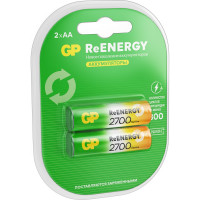 Бытовой аккумулятор GP никель-металлгидридный 2шт. NiMH 2700 мАч блистер 270AAHC-2DECRC2/270AAHC-BL2 270AAHC-2DECRC2 15497463