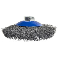 Кордщетка радиальная с наклоном мягкая (115 мм; М14) для УШМ ПРАКТИКА 773-354