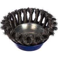 Кордщетка чашеобразная витая (90 мм; М14) ПРАКТИКА 032-478