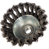 Кордщетка чашеобразная витая (90 мм; М14) ПРАКТИКА 032-478