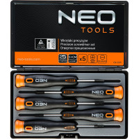 Набор прецизионных отверток NEO Tools 5 шт CrMo 04-225