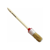 Круглая кисть SANTOOL №4 25 мм с деревянной ручкой 010115-004