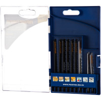 Набор пилок для лобзика универсальный (10 шт) ПРАКТИКА 640-490