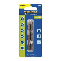 Набор бит (6 шт; PH; SL; 25 мм) ПРАКТИКА 036-568