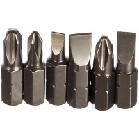 Набор бит (6 шт; PH; SL; 25 мм) ПРАКТИКА 036-568