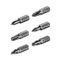 Набор бит (6 шт; PH; PZ; 25 мм) ПРАКТИКА 036-537