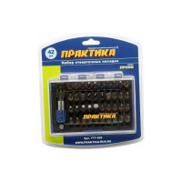 Набор бит (42 шт; PH; PZ; SL; Torx; T/Torx; TW; Hex; 25 мм + магнитный держатель) ПРАКТИКА 777-499