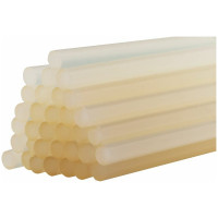 Клей белый, прозрачный (33 шт; 11х300 мм) для клеевого пистолета ПРАКТИКА 641-619