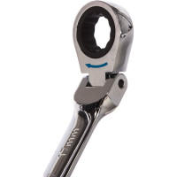 Набор комбинированных трещоточных ключей с подвижной головкой JTC 8-17 мм 9 предметов 1/15-3448