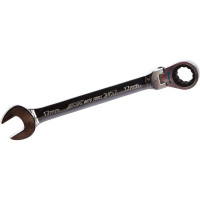 Набор комбинированных трещоточных ключей с подвижной головкой JTC 8-17 мм 9 предметов 1/15-3448