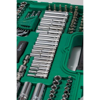 Универсальный набор инструмента, 150 шт, 1/4, 3/8 и 1/2 DR, SATA 09510