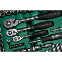 Универсальный набор инструмента, 150 шт, 1/4, 3/8 и 1/2 DR, SATA 09510