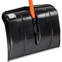 Снеговая пластиковая лопата Cicle Богатырь с алюм. планкой, металл. черенком и V-ручкой 4607156366965