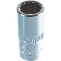 Головка торцевая 1/4” 08 12-ти гранная L=25мм JTC 22608