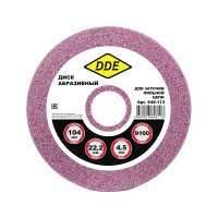 Диск абразивный точильный 104х4,5х22,2 мм для цепи 3/8, 0.404 DDE 648-113