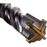 Бур КВАДРО по бетону (45х540 мм; SDS-MAX) ПРАКТИКА 648-052