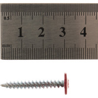 Саморез ПШC КРЕП-КОМП сверло 4,2х32 RAL3003 500шт пшс323003