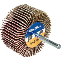 Круг лепестковый с оправкой (60х30 мм; P40) ПРАКТИКА 649-042