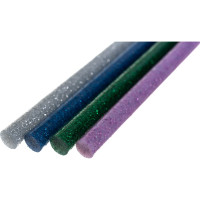 Клей для клеевого пистолета цветной (12 шт; 7х100 мм; 6 цветов) ПРАКТИКА 649-349