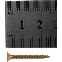 Саморез КРЕП-КОМП желтый цинк POZY 3х25 1500шт жд325ф