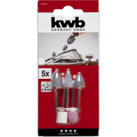 Набор абразивных мини-шарошек (5 шт.) для дрелей KWB 5101-00