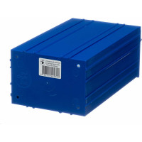 Пластиковый короб Стелла-техник 140х250х100мм, С-2-синий-прозрачный
