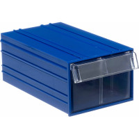 Пластиковый короб Стелла-техник 140х250х100мм, С-2-синий-прозрачный